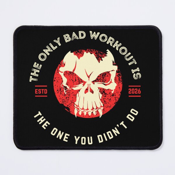 Item preview, Skull Workout Motivation - No Excuses Gym Gear designed and sold by ErosFashions.