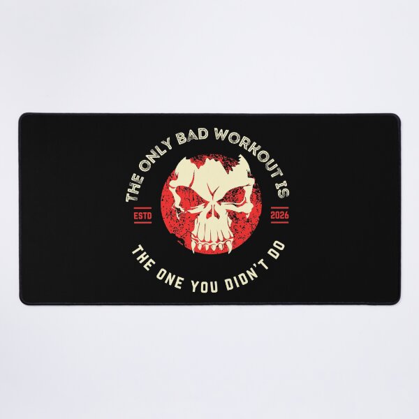 Item preview, Skull Workout Motivation - No Excuses Gym Gear designed and sold by ErosFashions.