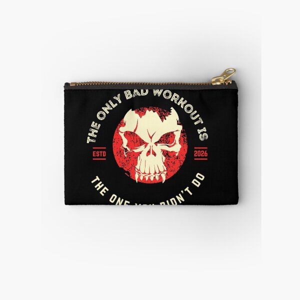 Item preview, Skull Workout Motivation - No Excuses Gym Gear designed and sold by ErosFashions.