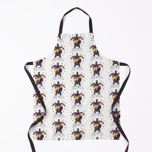 Item preview, Sailing Through Stars and Seas - Celestial Galaxy Sea Turtle Art designed and sold by zoughlal.