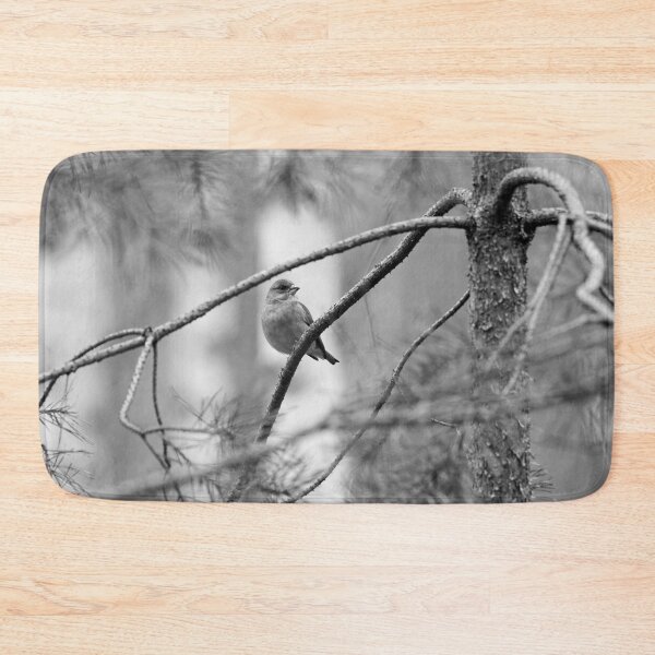 Item preview, A windy day. Greenfinch bw designed and sold by Jouko Lehto Photography.