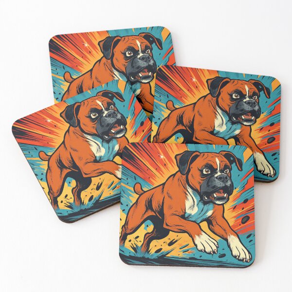 Item preview, Boxer dog | Comics style - Cartoon designed and sold by ComicsFactory.