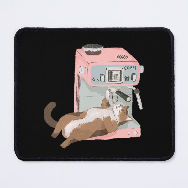 Item preview, Pink Espresso Coffee Cat designed and sold by pinapurri.