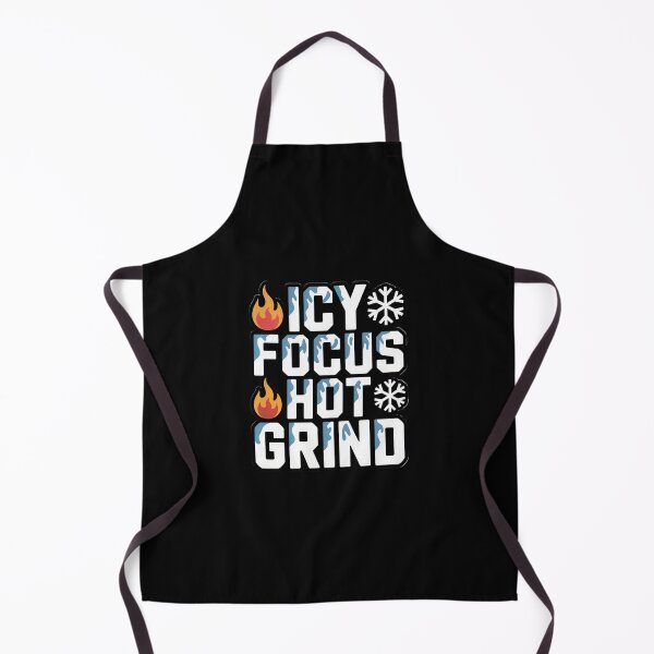 Item preview, Icy Focus Hot Grind, Icy Hot, Gym Motivation Streetwear Quote designed and sold by Vintage Shapes.