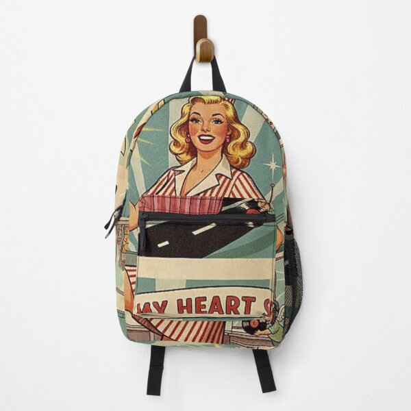Item preview, You Make My Heart Spin: Retro Cupcake Pin-Up Valentine designed and sold by Art's Diner.