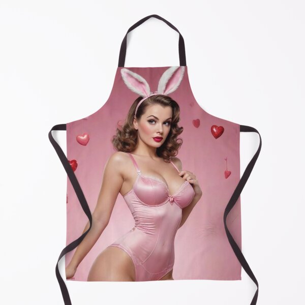 Item preview, Vintage 1950s Glamour Bunny – Retro Pin-Up Valentine Art designed and sold by MissSaylor.