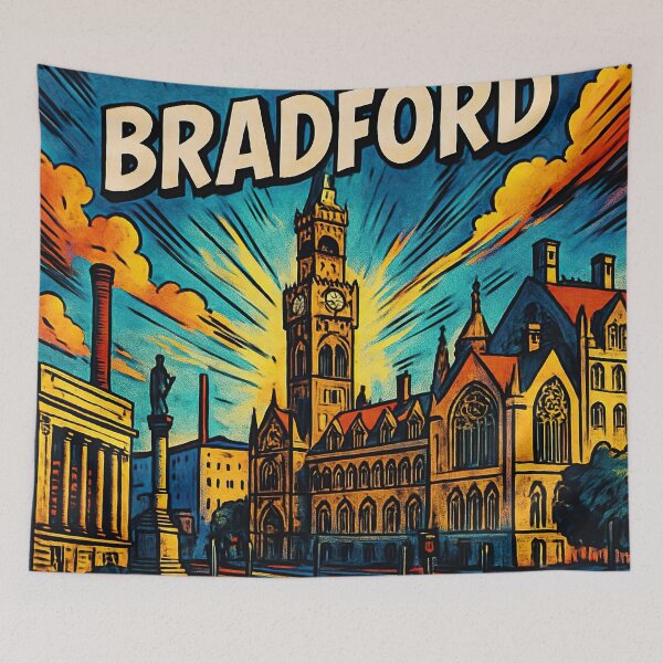 Item preview, Bradford, city | Comics style - Cartoon designed and sold by ComicsFactory.