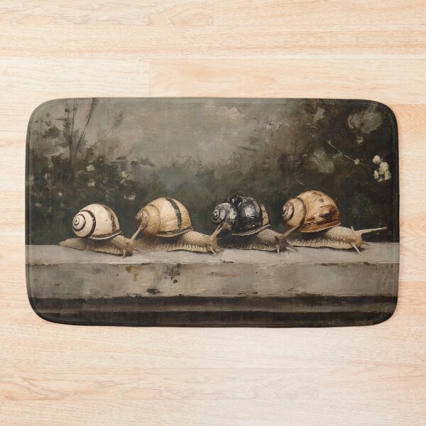 Item preview, Four Snails in a Row designed and sold by lautir.