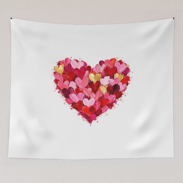 Item preview, Hand-Painted Heart Valentine Shirt designed and sold by Christian vibe.
