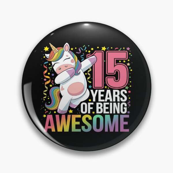 Item preview, 15th Birthday Dabbing Unicorn Party 15 Years Old Girls  designed and sold by MarkLeedsArt.