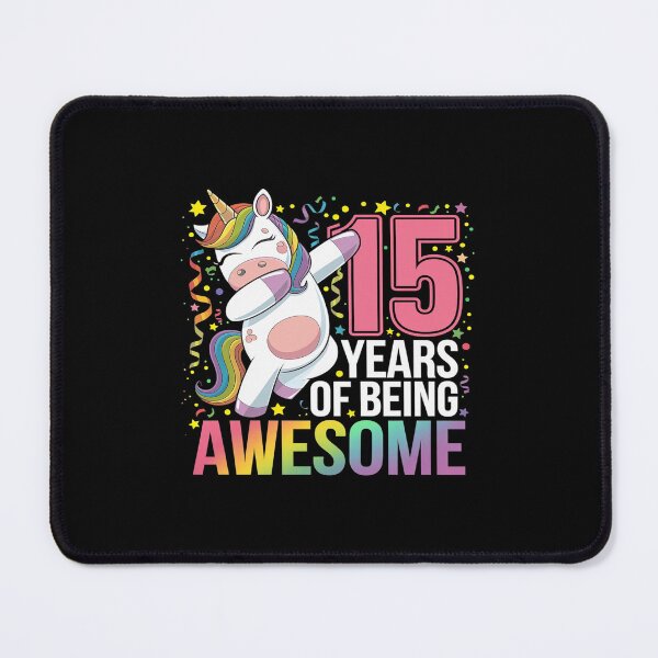 Item preview, 15th Birthday Dabbing Unicorn Party 15 Years Old Girls designed and sold by MarkLeedsArt.