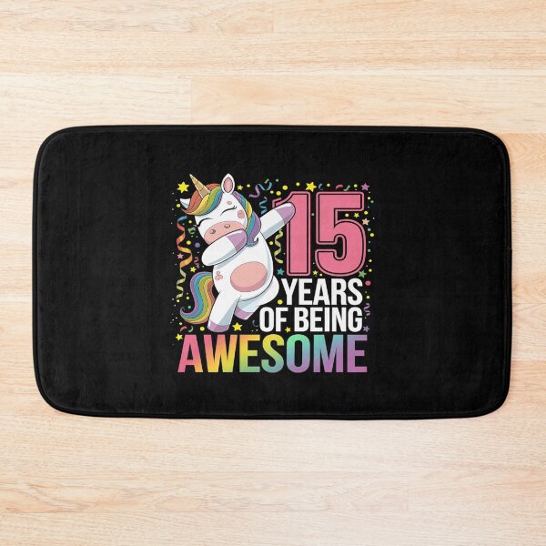 Item preview, 15th Birthday Dabbing Unicorn Party 15 Years Old Girls  designed and sold by MarkLeedsArt.
