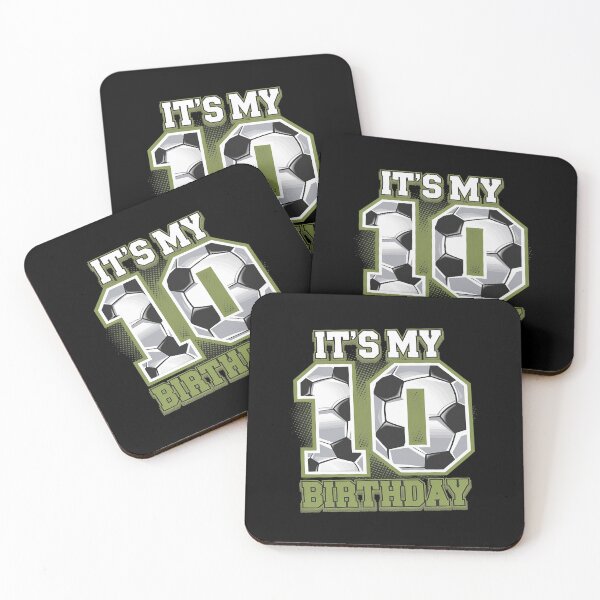 Item preview, It's My 10th Soccer Birthday Party 10th Birthday Boy Soccer  designed and sold by DigitaldeligArt.