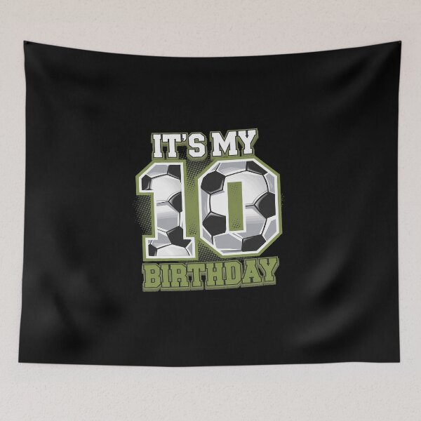 Item preview, It's My 10th Soccer Birthday Party 10th Birthday Boy Soccer  designed and sold by DigitaldeligArt.