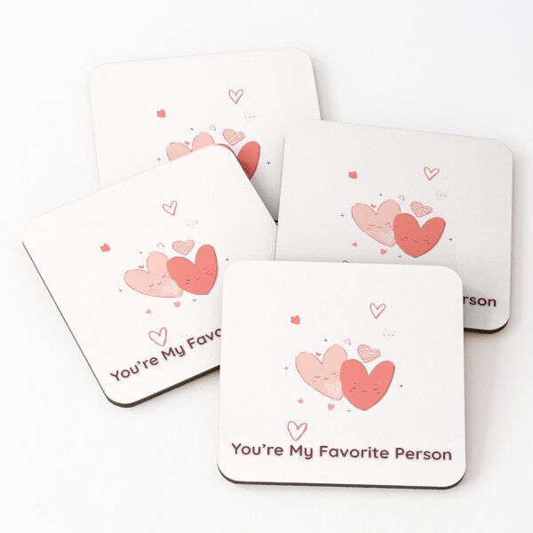 Item preview, You’re My Favorite Person – Cute Love Quote Heart Design designed and sold by glowtrendz.