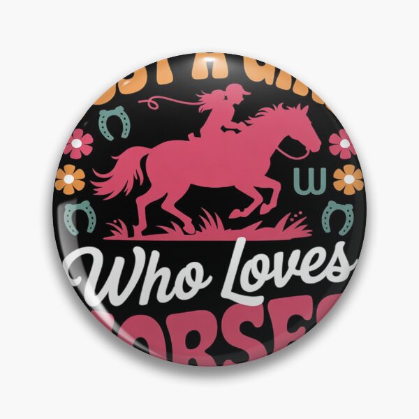 Item preview, Just A Girl Who Loves Horses Horse Lover Horseback Riding  designed and sold by KotexTemu.