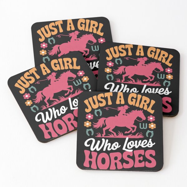 Item preview, Just A Girl Who Loves Horses Horse Lover Horseback Riding  designed and sold by KotexTemu.