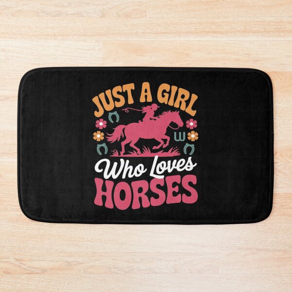 Item preview, Just A Girl Who Loves Horses Horse Lover Horseback Riding  designed and sold by KotexTemu.