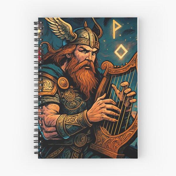 Item preview, Bragi, Norse mythology | Comics style - Cartoon designed and sold by ComicsFactory.
