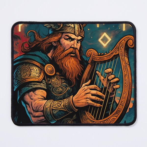 Item preview, Bragi, Norse mythology | Comics style - Cartoon designed and sold by ComicsFactory.