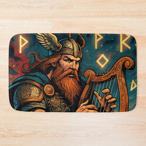 Item preview, Bragi, Norse mythology | Comics style - Cartoon designed and sold by ComicsFactory.
