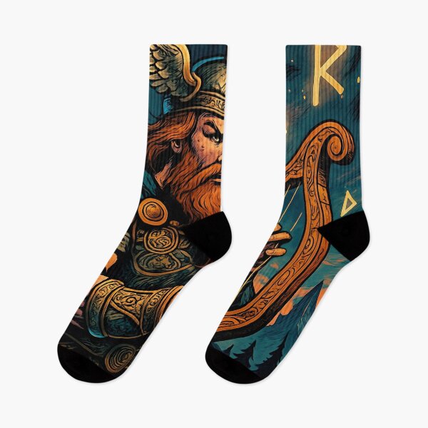 Item preview, Bragi, Norse mythology | Comics style - Cartoon designed and sold by ComicsFactory.