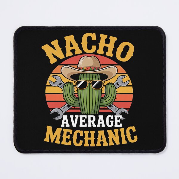 Item preview, Nacho Average Mechanic Funny Mexican Auto Repairman Vintage  designed and sold by VerseFarm.