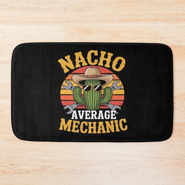 Item preview, Nacho Average Mechanic Funny Mexican Auto Repairman Vintage  designed and sold by VerseFarm.