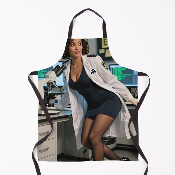 Item preview, Sarah scientist eureka lab coat dress designed and sold by CathryneDelamort.