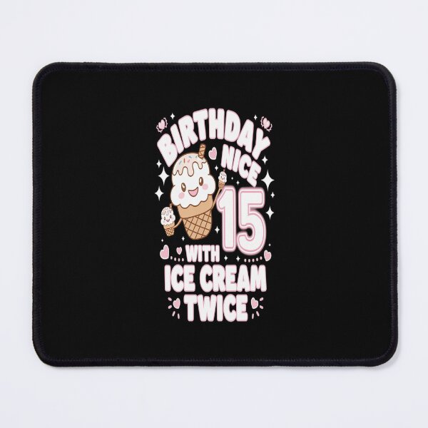 Item preview, 15th Birthday Girl 15 Years, Ice Cream, Number 15 designed and sold by MarkLeedsArt.