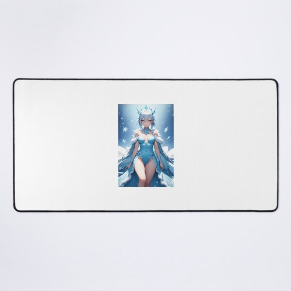 Item preview, Winter Goddess Ice Queen Anime Girl Snow Aesthetic designed and sold by iloveanimechibi.