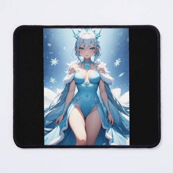 Item preview, Winter Goddess Ice Queen Anime Girl Snow Aesthetic designed and sold by iloveanimechibi.