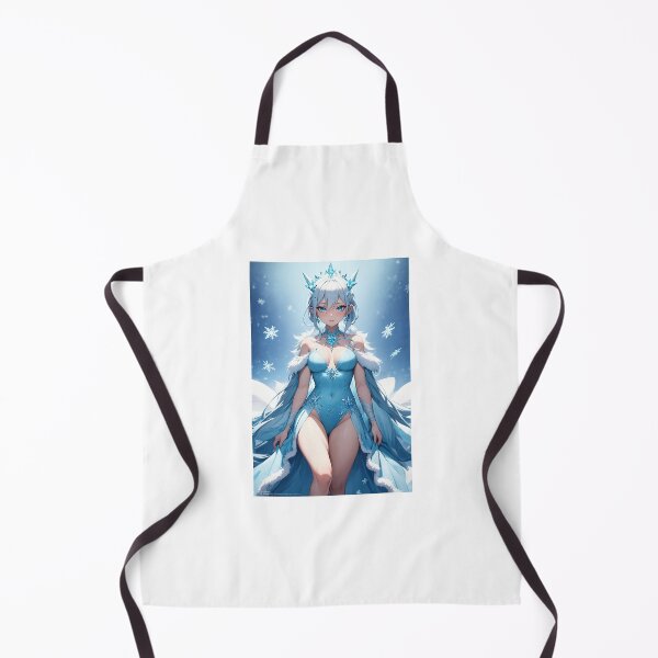 Item preview, Winter Goddess Ice Queen Anime Girl Snow Aesthetic designed and sold by iloveanimechibi.