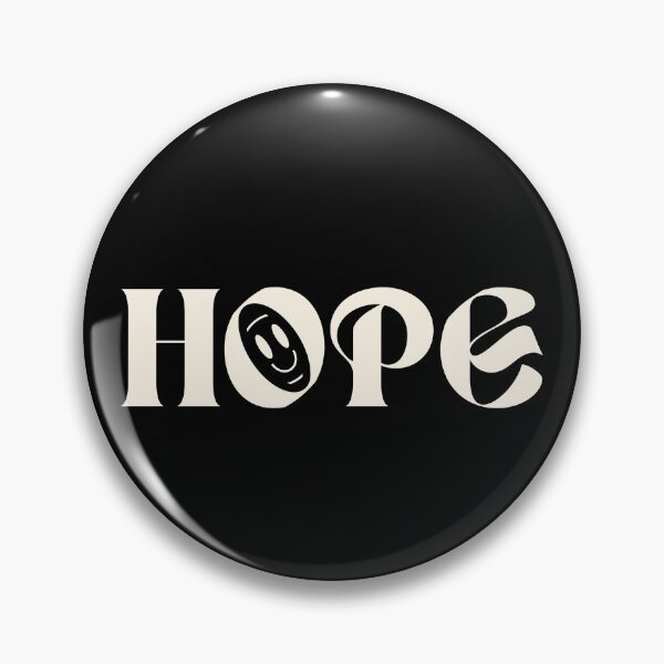 Item preview, Trippy Retro HOPE with Distorted Smiley designed and sold by Khadigadesings.