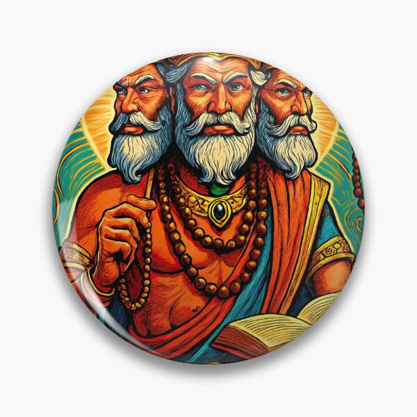 Item preview, Brahma, Hindu God of Creation--sref https_s.mj.run_FbqpII51t5I | Comics stylCartoone -  designed and sold by ComicsFactory.