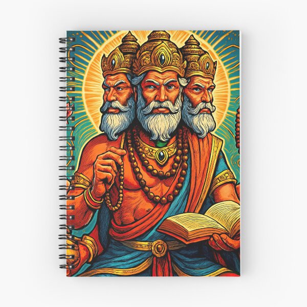 Item preview, Brahma, Hindu God of Creation--sref https_s.mj.run_FbqpII51t5I | Comics stylCartoone -  designed and sold by ComicsFactory.