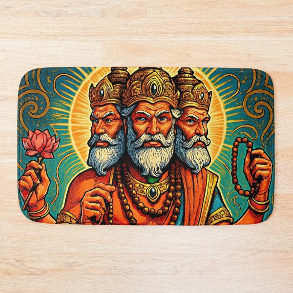 Item preview, Brahma, Hindu God of Creation--sref https_s.mj.run_FbqpII51t5I | Comics stylCartoone - designed and sold by ComicsFactory.