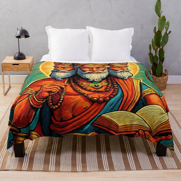 Item preview, Brahma, Hindu God of Creation--sref https_s.mj.run_FbqpII51t5I | Comics stylCartoone -  designed and sold by ComicsFactory.
