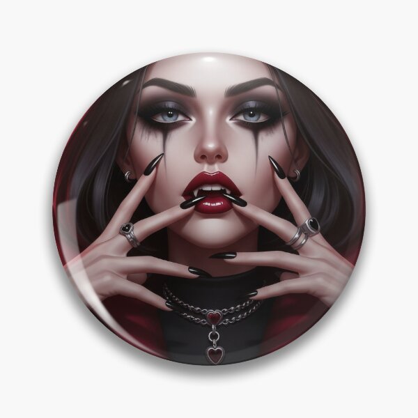 Item preview, Vamp Mode Eternal Aura Gothic Vampire Portrait designed and sold by lowbatterydept.