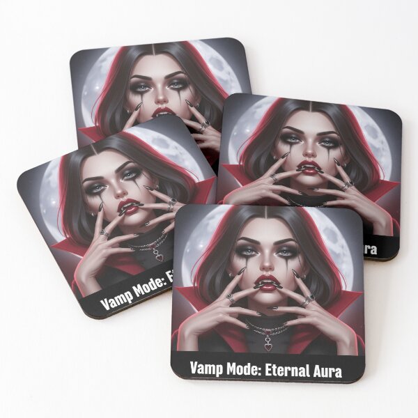 Item preview, Vamp Mode Eternal Aura Gothic Vampire Portrait designed and sold by lowbatterydept.