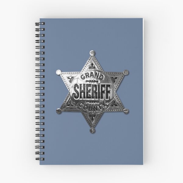 Item preview, Grand Sheriff County Badge [Silver] designed and sold by Trexyca Artworks Store.