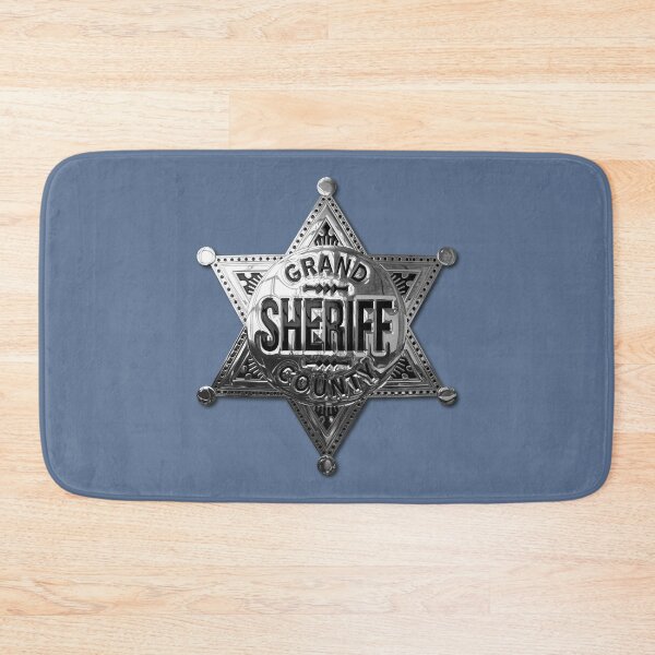 Item preview, Grand Sheriff County Badge [Silver] designed and sold by Trexyca Artworks Store.