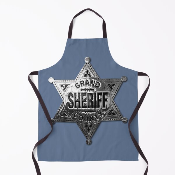 Item preview, Grand Sheriff County Badge [Silver] designed and sold by Trexyca Artworks Store.