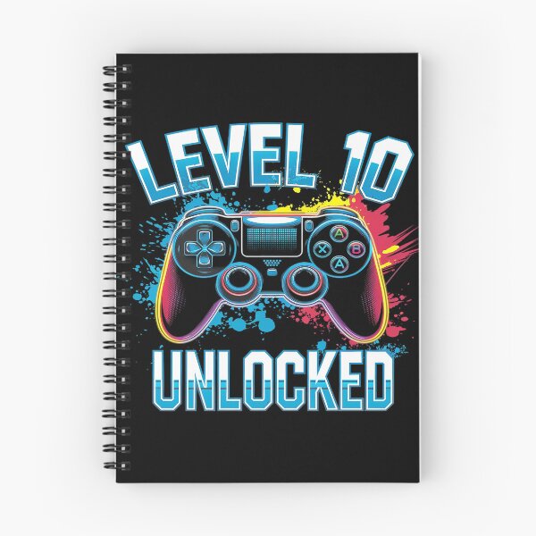 Item preview, Kids Level 10 Unlocked Video Gamer 10th Birthday Game  designed and sold by DigitaldeligArt.