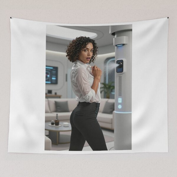 Item preview, Sarah eureka wet shirt modern home mist designed and sold by CathryneDelamort.