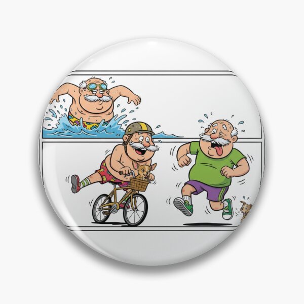 Item preview, Triathlon grandpa- like a normal grandpa but faster designed and sold by LaurannaDesign.