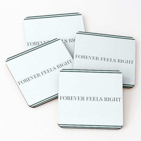 Item preview, Forever Feels Right designed and sold by TheIconSmith.