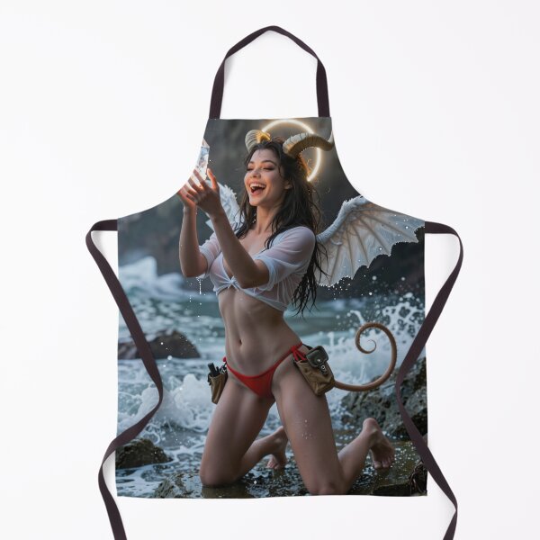 Item preview, Horned angel bikini eureka rocky beach designed and sold by CathryneDelamort.