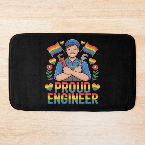 Item preview, Proud Mechanic Costume Funny Job Proud LGBT Rainbow Flag  designed and sold by VerseFarm.