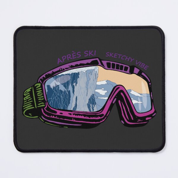 Item preview, Après Ski: Sketchy Vibe – Hand-Drawn Mountain Reflection Goggles designed and sold by SKETCHYANDGRAPHIC.